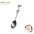 Cucharada de metal ligero, cucharada de forma de corazón, cucharada de sopa (Q09120)